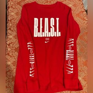 Nike Kids Red Dri-FIT Tee